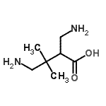 CAS 登录号：743400-04-6， 4-氨基-2-(氨基甲基)-3,3-二甲基丁酸