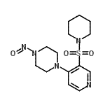 CAS 登录号：74375-77-2， 1-亚硝基-4-[3-(1-哌啶基磺酰基)-4-吡啶基]哌嗪
