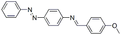 结构式 CAS# 744-66-1, 4-[(4-甲氧基苄亚基)氨基]偶氮苯