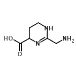 CAS 登录号：744175-78-8， 2-(氨基甲基)-1,4,5,6-四氢-4-嘧啶羧酸