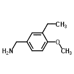 CAS 登录号：744185-65-7， 1-(3-乙基-4-甲氧基苯基)甲胺