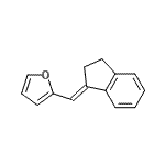 CAS 登录号：744232-68-6， 2-[(E)-2,3-二氢-1H-茚-1-亚基甲基]呋喃