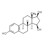 CAS 登录号：7445-96-7， (15beta,17beta)-雌甾-1,3,5(10)-三烯-3,15,17-三醇