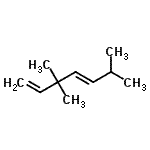 CAS 登录号：74498-89-8， (4E)-3,3,6-三甲基-1,4-庚二烯