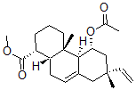 CAS 登录号：74513-24-9， (1R,4aS,4bS,5R,7R,10aR)-5-(乙酰氧基)-7-乙烯基-1,2,3,4,4a,4b,5,6,7,8,10,10a-十二氢-1,4a,7-三甲基-1-菲羧酸