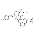 CAS 登录号：74545-79-2， 1,5-脱水-1-[7-羟基-5-甲基-4-氧代-2-(2-氧代丙基)-4H-苯并吡喃-8-基]-2-O-[(2E)-3-(4-羟基苯基)-2-丙烯酰基]己糖醇