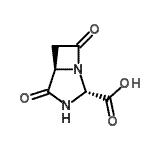 CAS 登录号：745750-77-0， (2R,5R)-4,7-二氧代-1,3-二氮杂双环[3.2.0]庚烷-2-羧酸