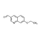 CAS#: 745830-19-7， 7-Ethoxy-3-quinolinecarbaldehyde