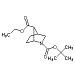 CAS#: 745836-22-0， 7-Ethyl 2-(2-methyl-2-propanyl) 2-azabicyclo[2.2.1]heptane-2,7-dicarboxylate