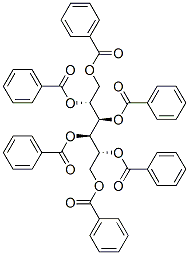 CAS 登录号:7462-41-1, 1-O,2-O,3-O,4-O,5-O,6-O-己苯甲酰基-D-甘露醇