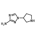 CAS 登录号：746580-84-7， 1-(3-吡咯烷基)-1H-1,2,4-三唑-3-胺