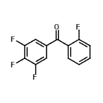 结构式 CAS# 746651-93-4, (2-氟苯基)(3,4,5-三氟苯基)甲酮