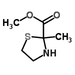 CAS 登录号：74680-40-3， 甲基2-甲基-1,3-噻唑烷-2-羧酸酯