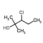 CAS 登录号：74685-49-7， 3-氯-2-甲基-2-戊醇