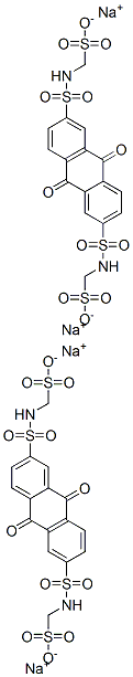 CAS 登录号：74727-37-0， [(9,10-二氢-9,10-二氧代-2,6-蒽二基)二(磺酰亚氨基)]二-甲烷磺酸四钠盐