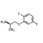 CAS 登录号：747393-55-1， (2R)-1-(2,5-二氟苯氧基)-2-丙胺