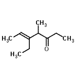 CAS 登录号：74764-56-0， (5E)-5-乙基-4-甲基-5-庚烯-3-酮
