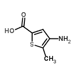 CAS 登录号：748091-32-9， 4-氨基-5-甲基-2-噻吩羧酸