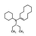 CAS 登录号：74810-34-7， (1E)-N-环己基-N-(二乙基硼基)-1-环癸烯-1-胺