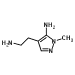 CAS 登录号：748127-38-0， 4-(2-氨基乙基)-1-甲基-1H-吡唑-5-胺