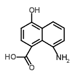 CAS 登录号：748131-07-9， 8-氨基-4-羟基-1-萘甲酸