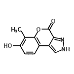 CAS#: 748188-09-2， 7-Hydroxy-6-methylchromeno[3,4-c]pyrazol-4(2H)-one