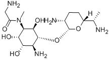 CAS#: 74842-47-0， 2-Amino-N-[4-Amino-3-[3-Amino-6-(1-Aminoethyl)Oxan-2-Yl]Oxy-2,5,6-Trihydroxycyclohexyl]-N-Methylacetamide