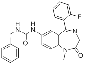 CAS 登录号：74858-68-7， 1-[5-(2-氟苯基)-1-甲基-2-氧代-3H-1,4-苯并二氮杂卓-7-基]-3-(苯基甲基)脲