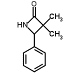 CAS 登录号：7486-93-3， 3,3-二甲基-4-苯基-2-氮杂环丁酮