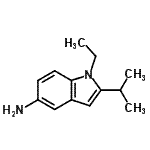 CAS 登录号：748747-29-7， 1-乙基-2-异丙基-1H-吲哚-5-胺