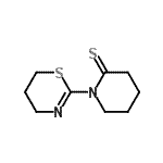 CAS 登录号：74881-83-7， 1-(5,6-二氢-4H-1,3-噻嗪-2-基)-2-哌啶硫酮
