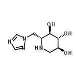 CAS 登录号：748814-86-0， (2R,3R,4R,5S)-2-(1H-1,2,4-三唑-1-基甲基)-3,4,5-哌啶三醇