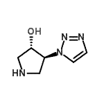 CAS 登录号：749181-88-2， (3S,4S)-4-(1H-1,2,3-三唑-1-基)-3-吡咯烷醇