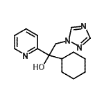 CAS 登录号：749255-16-1， 1-环己基-1-(2-吡啶基)-2-(1H-1,2,4-三唑-1-基)乙醇