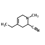 CAS 登录号：749825-69-2， 4-乙基-1-甲基-1,2,3,6-四氢-2-吡啶甲腈