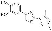 CAS 登录号：75007-31-7， 4-[2-(3,5-二甲基吡唑-1-基)-1,3-噻唑-4-基]苯-1,2-二醇