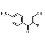 CAS#: 750509-46-7， (2Z)-2-Fluoro-3-hydroxy-1-(4-methylphenyl)-2-propen-1-one