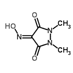 CAS#: 750519-30-3， 4-(Hydroxyimino)-1,2-dimethyl-3,5-pyrazolidinedione