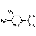 CAS#: 750548-51-7， (3R)-3-Amino-N,N,4-trimethylpentanamide