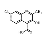 CAS 登录号：750643-72-2， 7-氯-3-羟基-2-甲基-4-喹啉羧酸