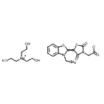 CAS#: 75069-22-6， 2-Hydroxy-N,N-bis(2-hydroxyethyl)ethanaminium [5-(3-ethyl-1,3-benzothiazol-2(3H)-ylidene)-4-oxo-2-thioxo-1,3-thiazolidin-3-yl]acetate