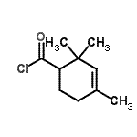 CAS 登录号：75091-77-9， 2,2,4-三甲基-3-环己烯-1-甲酰氯