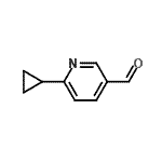 CAS 登录号：75097-19-7， 6-环丙基烟醛