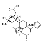 CAS 登录号：751-29-1， 3-[(3aS,5aR,6R,7R,9aR,9bR,10aS)-3-(3-呋喃基)-7-(2-羟基-2-丙基)-3a,6,9a-三甲基-1,9-二氧代十二氢苯并[f]环氧乙烷并[d]异苯并吡喃-6-基]丙烯酸