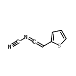 CAS 登录号：75121-69-6， [2-(2-噻吩基)乙烯亚基]氰胺