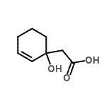 CAS 登录号：752149-07-8， (1-羟基-2-环己烯-1-基)乙酸