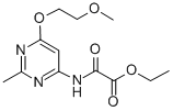 CAS 登录号：75274-17-8， 2-[[6-(2-甲氧基乙氧基)-2-甲基嘧啶-4-基]氨基]-2-氧代乙酸乙酯