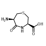 CAS 登录号：752933-90-7， (3R,6R)-6-氨基-5-氧代-1,4-硫氮杂环庚e-3-羧酸