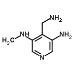 CAS 登录号：752967-59-2， 4-(氨基甲基)-N-甲基-3,5-吡啶二胺