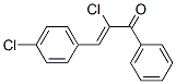 CAS 登录号：75305-65-6， (Z)-2-氯-3-(4-氯苯基)-1-苯基丙-2-烯-1-酮